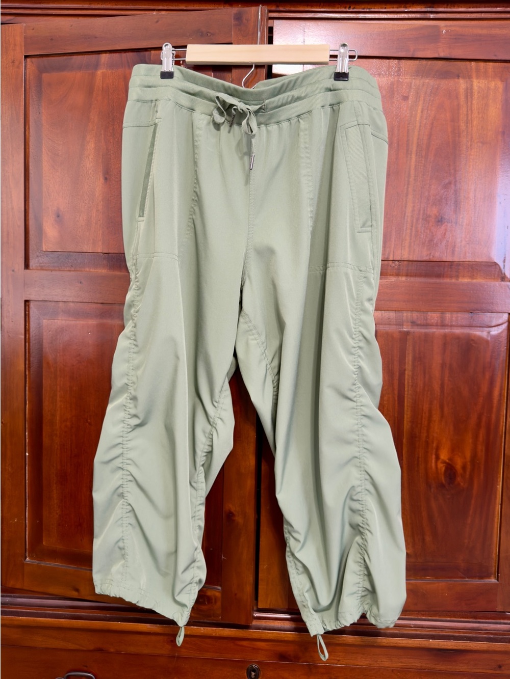 RBX active Quick Dry Olive Green Capri Pants